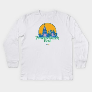 Paradise Beach Hotel - Thunder in Paradise Kids Long Sleeve T-Shirt